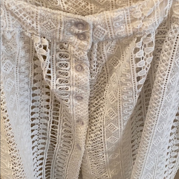 Lilya White Crochet Tank Size Medium - Picture 3 of 7